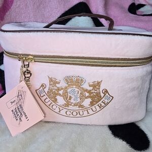 Y2k style juicy couture makeup case